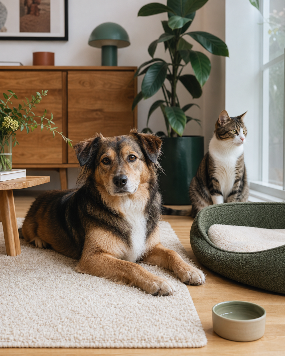 Hund und Katze als Familienmitglieder